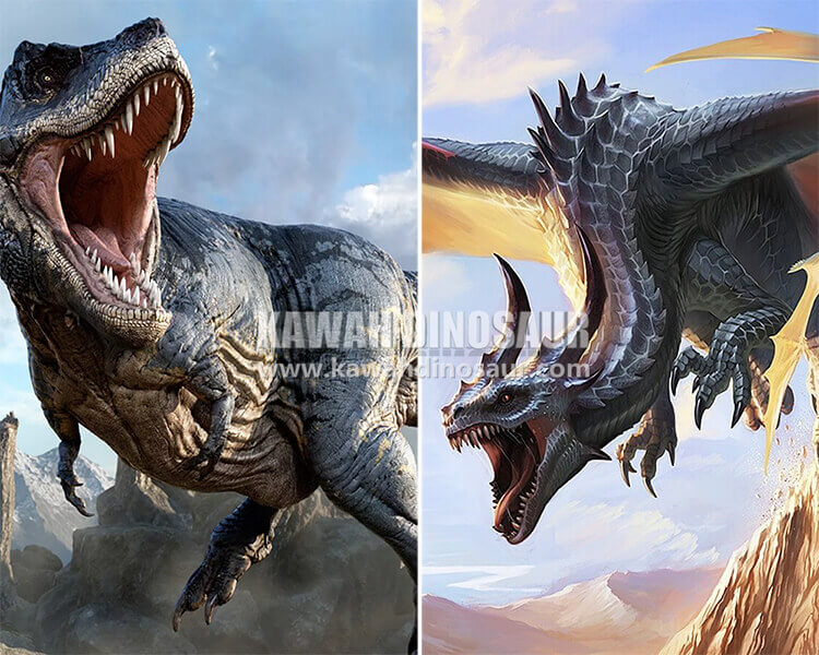 1 Musiyano pakati peDinosaurs neWestern Dragons.