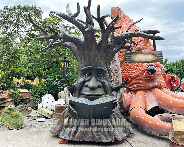 1 KAWAH FACTORY ANIMATRONIC TALKING TREE