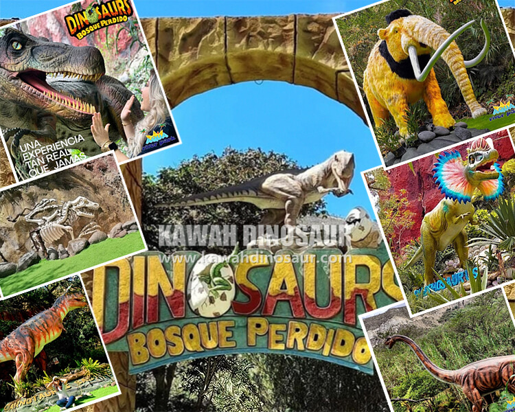 1 kawah dinosaur factory projects dinosaur park Aqua River Park Ecuador