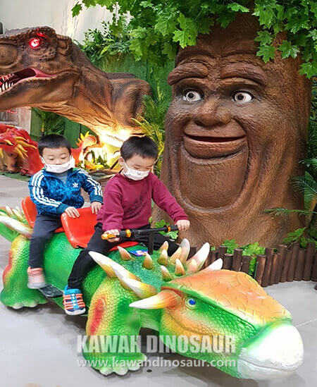 15 double seats children dinosaur ride car