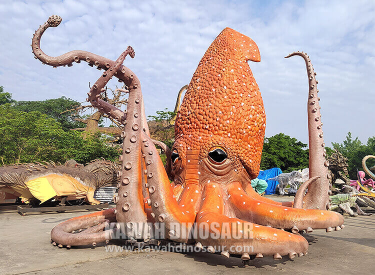 animatronic octopus model kawah factory