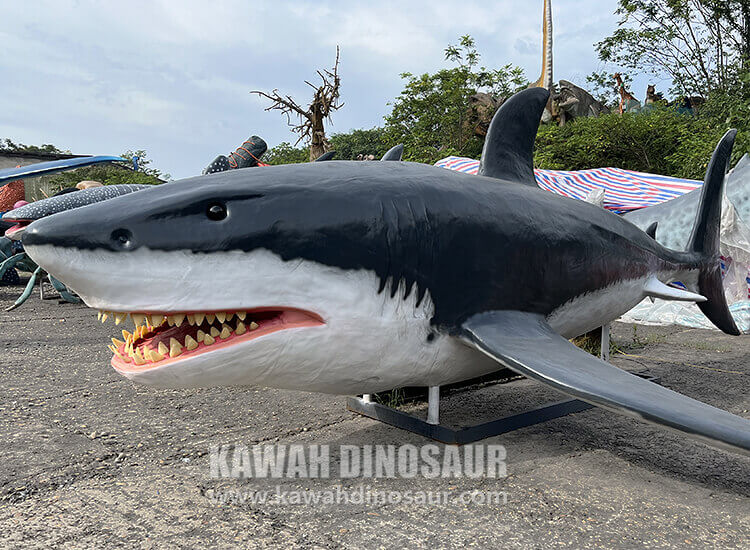 animatronic shark model kawah factory