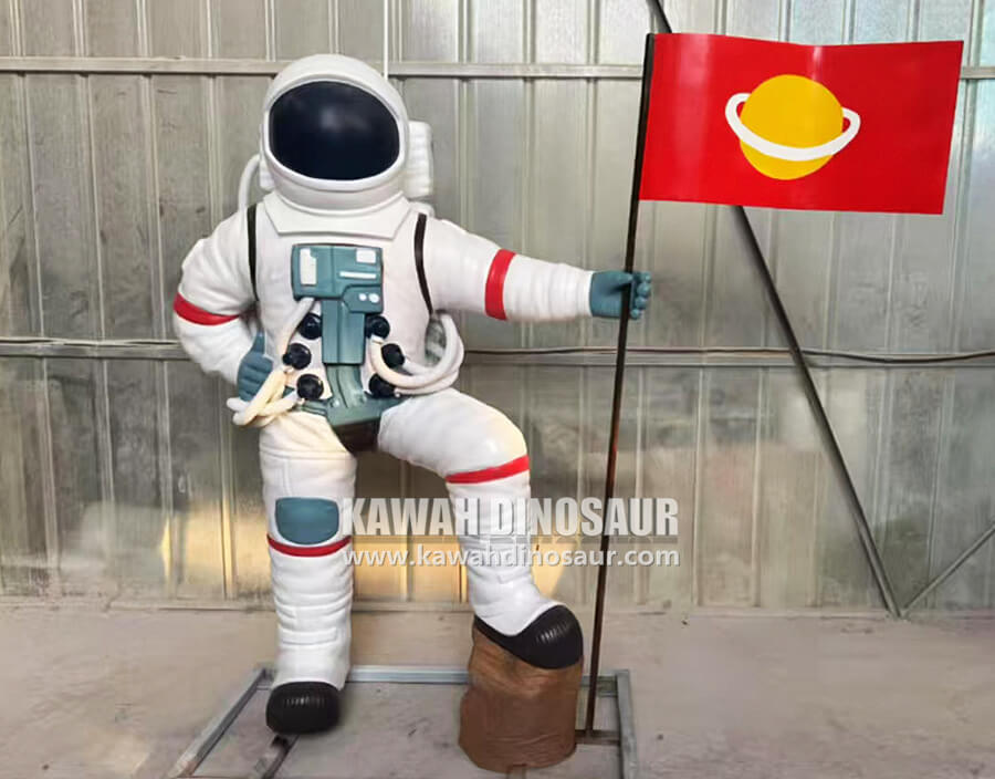 customized spaceman statue